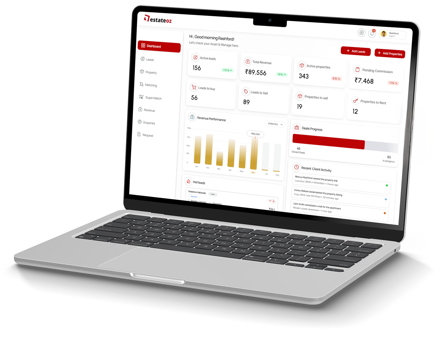 EstateOZ Dashboard